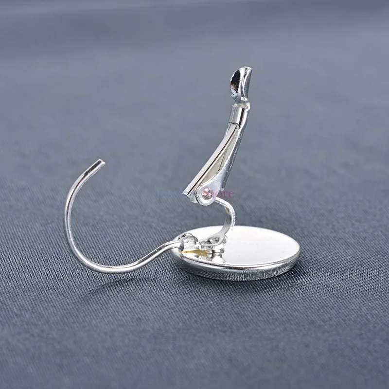 50 шт. золотистые/Серебристые кабошоны размером 10 мм 12 14 16 настройки кабошона