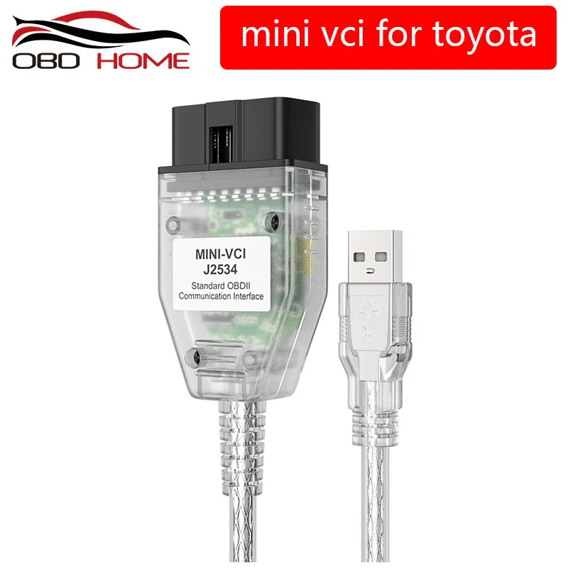 OBD2 FT232RL чип MINI VCI J2534 V14.20.019 Автомобильный Диагностический Кабель OBD