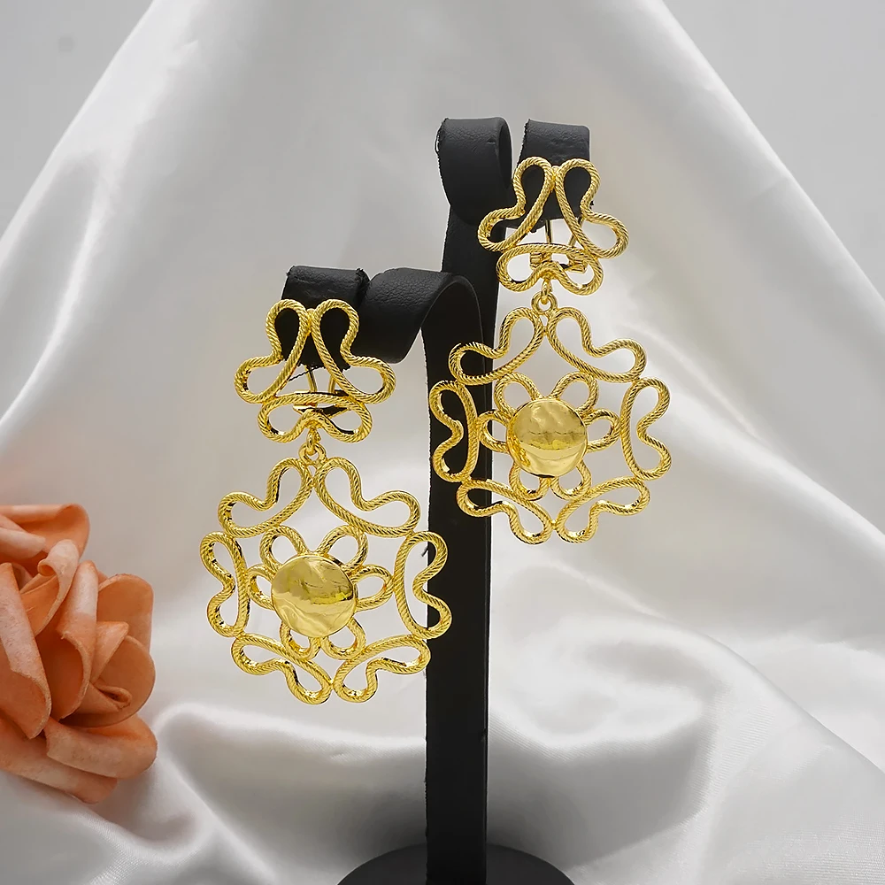 Модные висячие серьги-подвески для женщин эффектные геометрические серьги в