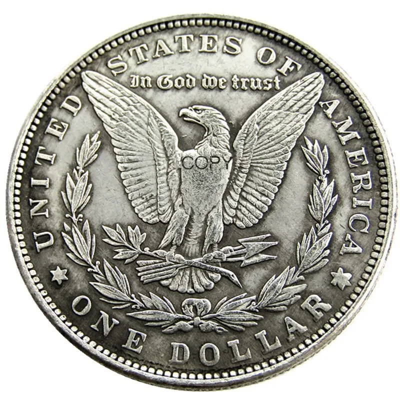 US 1878O Morgan Dollar Череп Зомби Скелет ручная работа Посеребренная копия монет (art.: 3a37e6a8a76) - 3a37e6a8a76