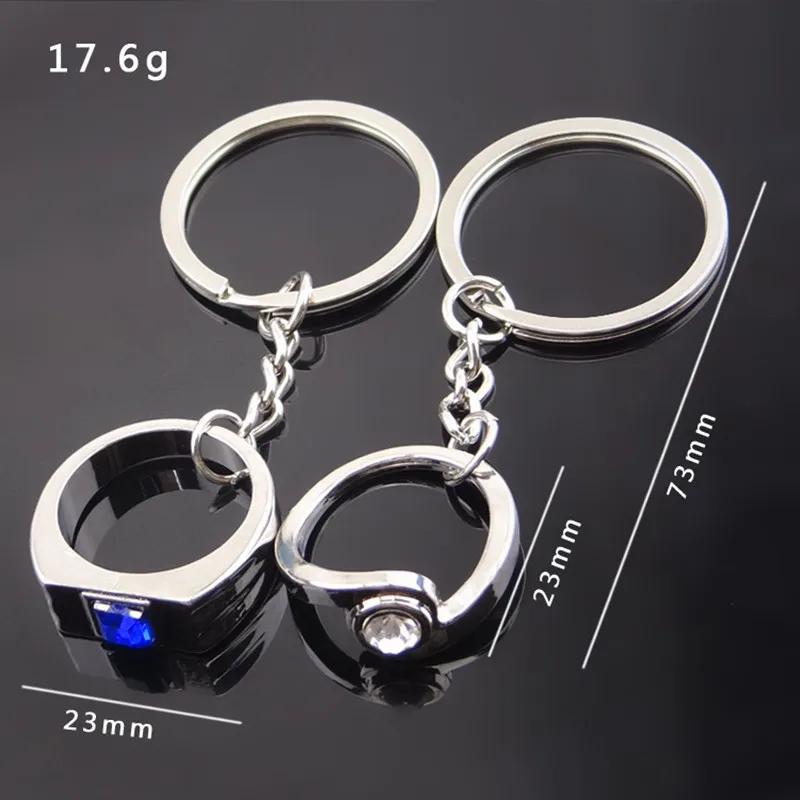 I Love You Couple2pcs брелок в форме сердца с цепочкой &quotLove&quot животное сердце для