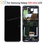 ЖК-дисплей для Samsung Galaxy S20 Ultra, G988, G988F, G988BDS с рамкой, сенсорный экран, дигитайзер для Samsung S20 Ultra LTE