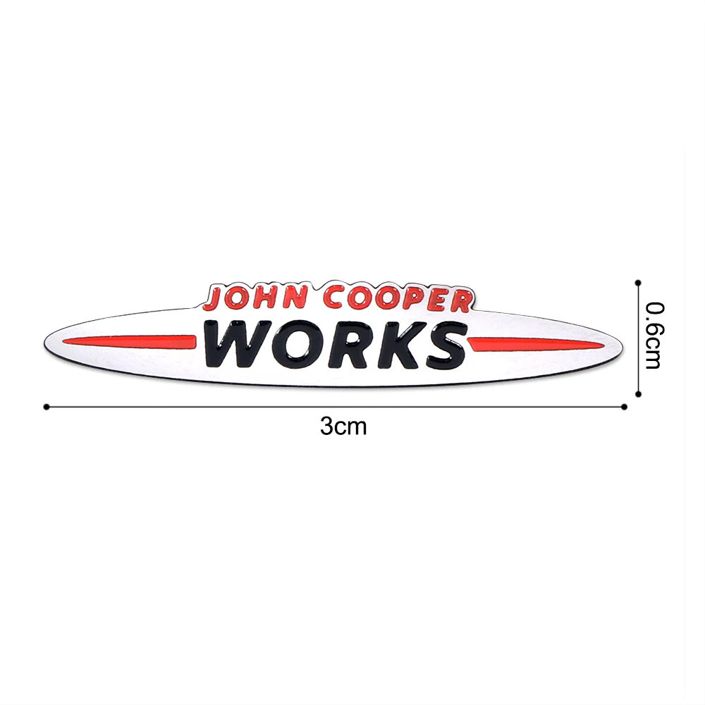 Наклейки John Cooper Works металлические украшения для Mini JCW S R55 R56 R61 Paceman F54 F55 F60 |
