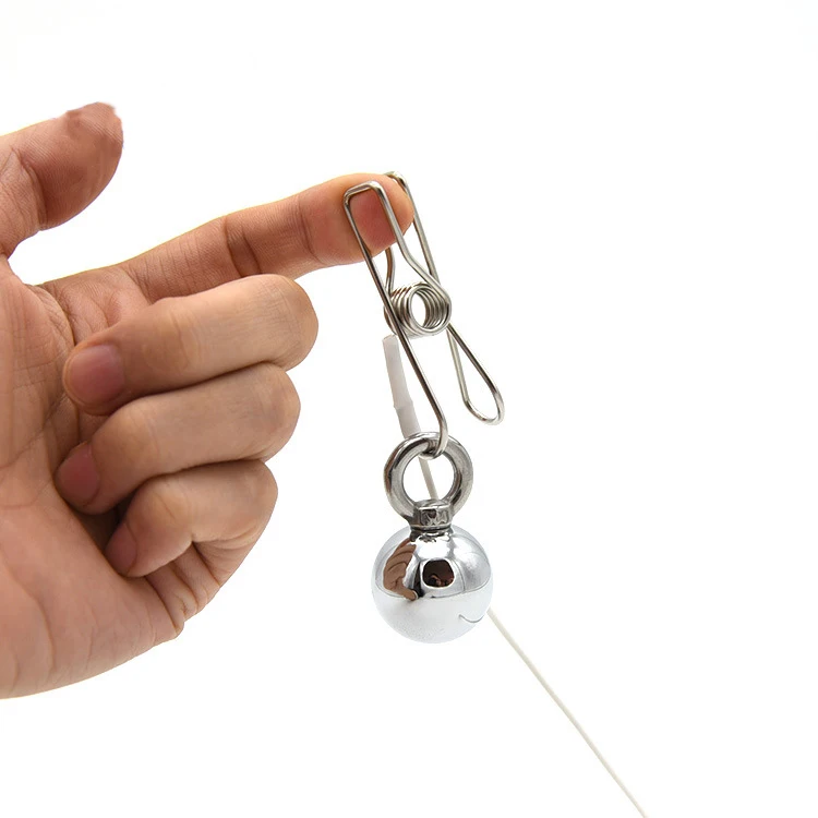 Electro Shock Nipple Clamps Metal Weight Balls Clip Stimulator BDSM Torture Adult Games Accessories Sex Toys For Woman | Красота и