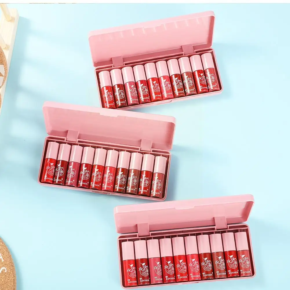 

10pcs Matte Liquid Lip Gloss Set Sexy Matte Liquid Pen Lip Sexy Long Tint Lip Gloss Lipstick Tubes Lasting Water Set Waterp T5n5