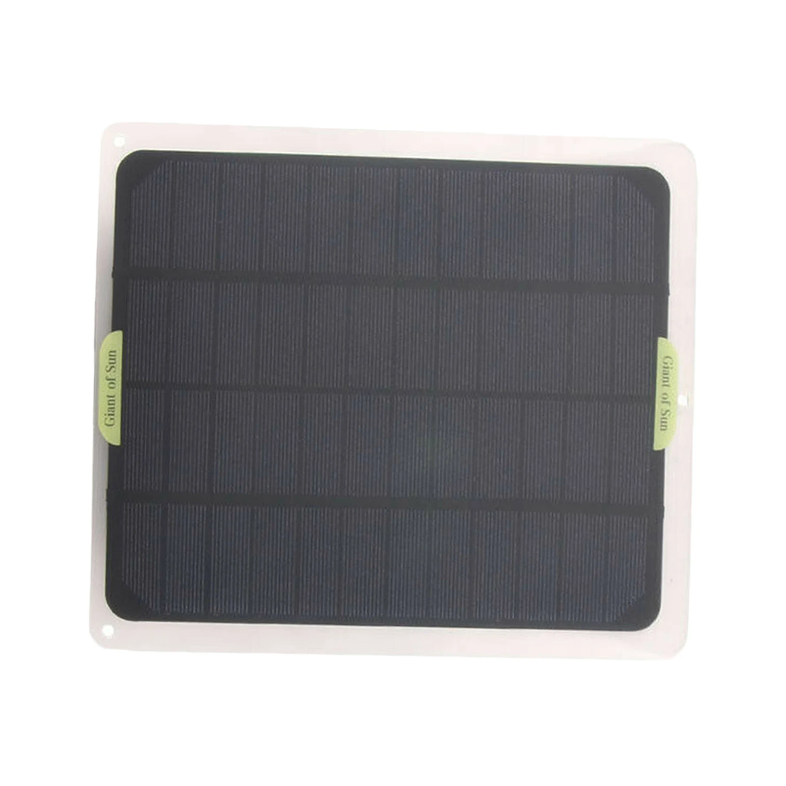 

12V Solar Panel Charger with USB Port Voltage Regulator Portable Cell Phone Charger for Backpacking Outdoor Porch Garden Yard