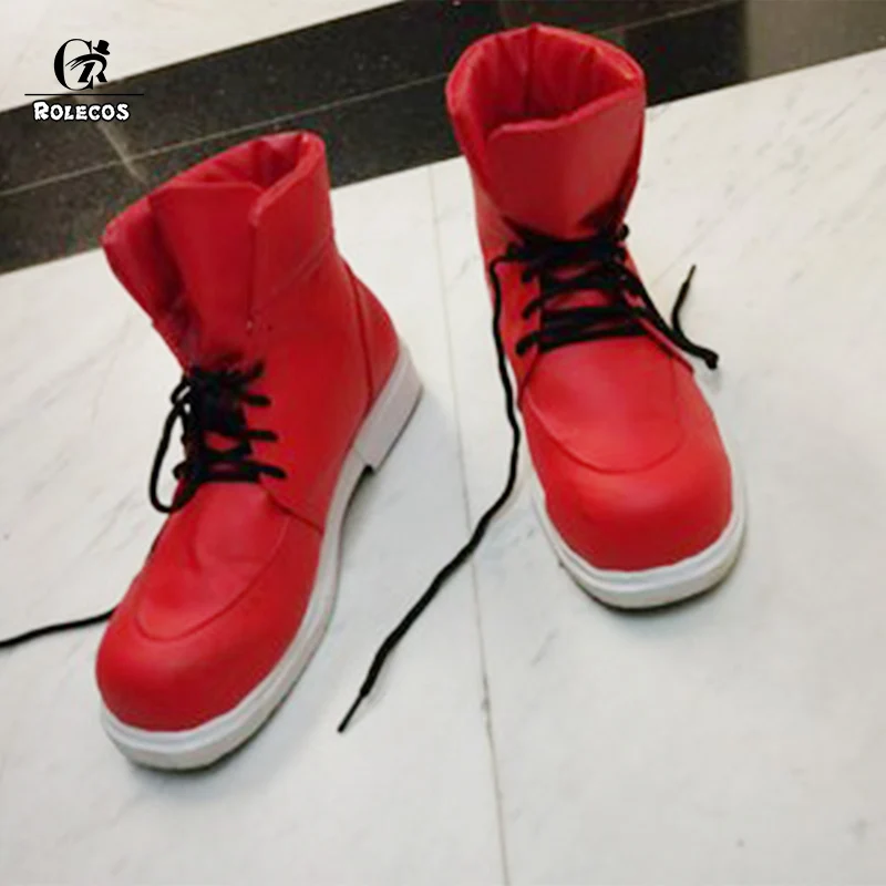 Обувь для косплея ROLECOS Anime MHA Red Shoes Midoriya Izuku обувь мужчин | Тематическая одежда и