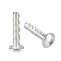 uxcell machine screws phillips truss head 304 stainless steel fasteners bolts used in furniture industry 10pcs