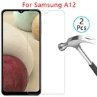Чехол для samsung a12, Защитная пленка для экрана, закаленное стекло на galaxy a 12, 12a, защитный чехол для телефона, чехол для samsunga12 galaxya12 9h