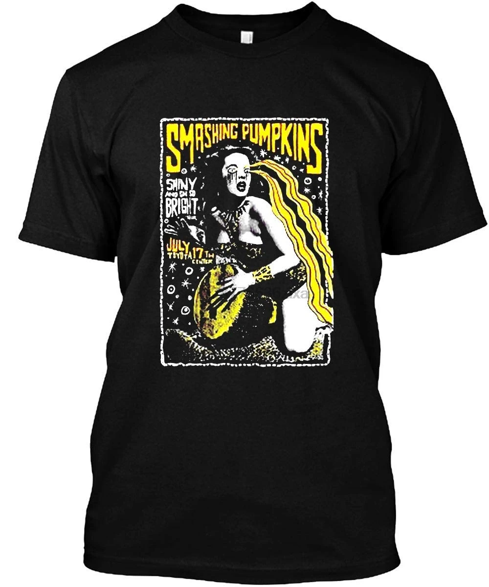 Футболка с надписью The Smashing Pumpkins Band Tour 2019| |