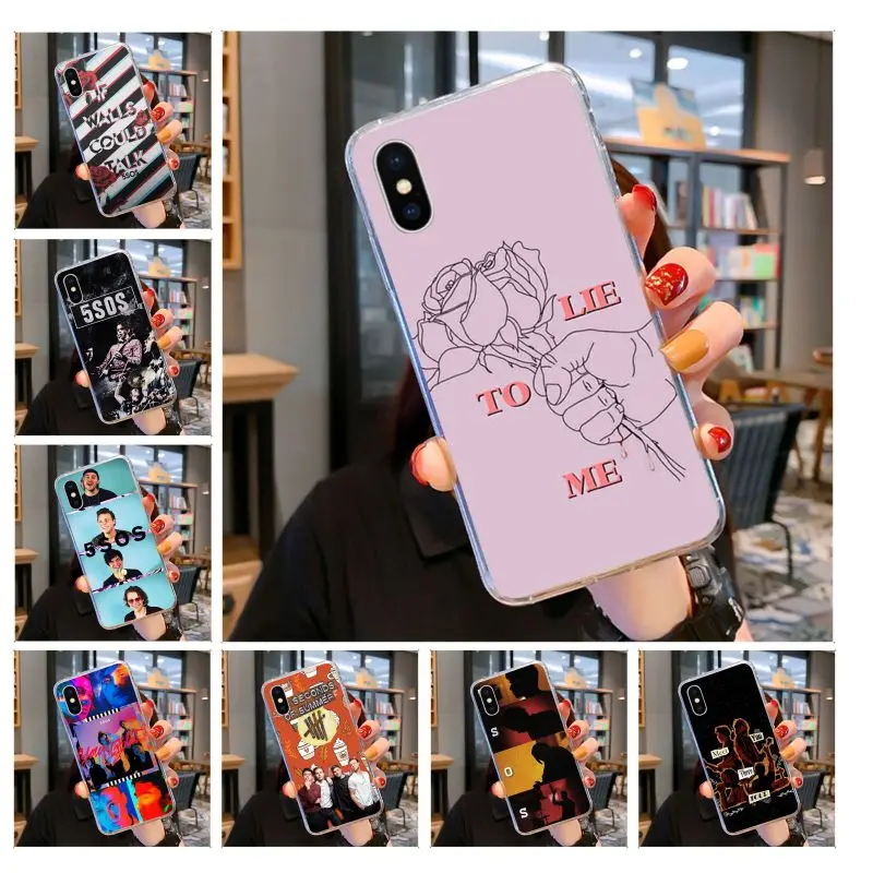 5Sos ремешок YOUNGBLOOD 5 секунд лета чехол для iPhone 11 pro XS MAX 8 7 6 6S Plus X 5S SE XR|Бамперы| |