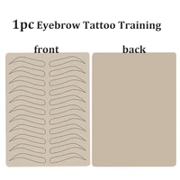 1p microblading eyebrow practice skin eyebrow permanent makeup supplies eyebrow training skin no ink needed black line one sided