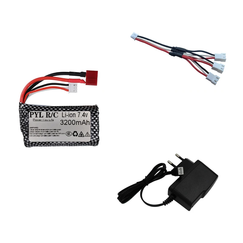 t plug 74 v 3200mah 18650 25c литий ионное зарядное