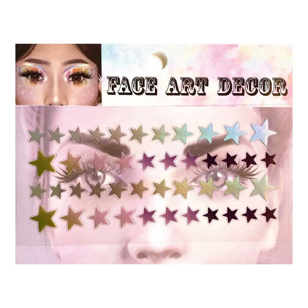 FL17 1 шт. знаменитость бабочка подводка для глаз Кружева лица наклейка макияжа