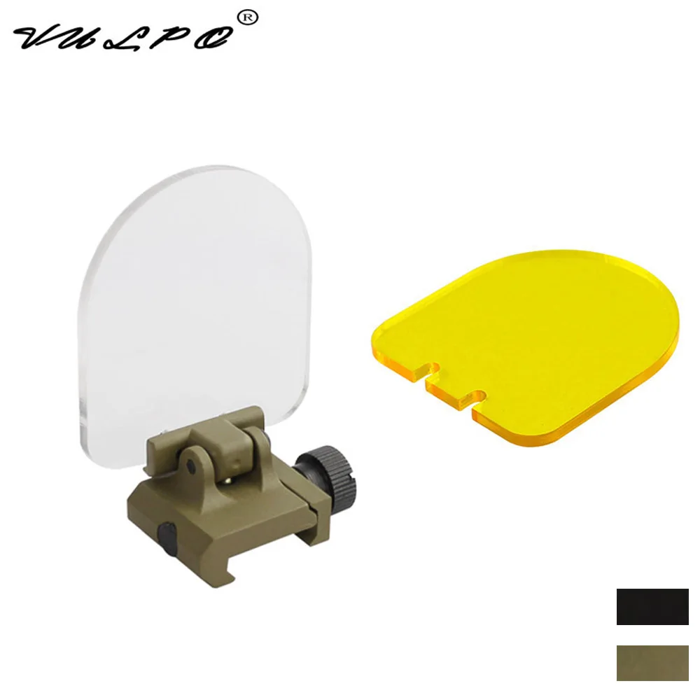 VULPO Hunting Airsoft Riflescopes lens protector Red Dot Sight Scope RiflescopeTransparent Bulletproof Lens Protector | Спорт и