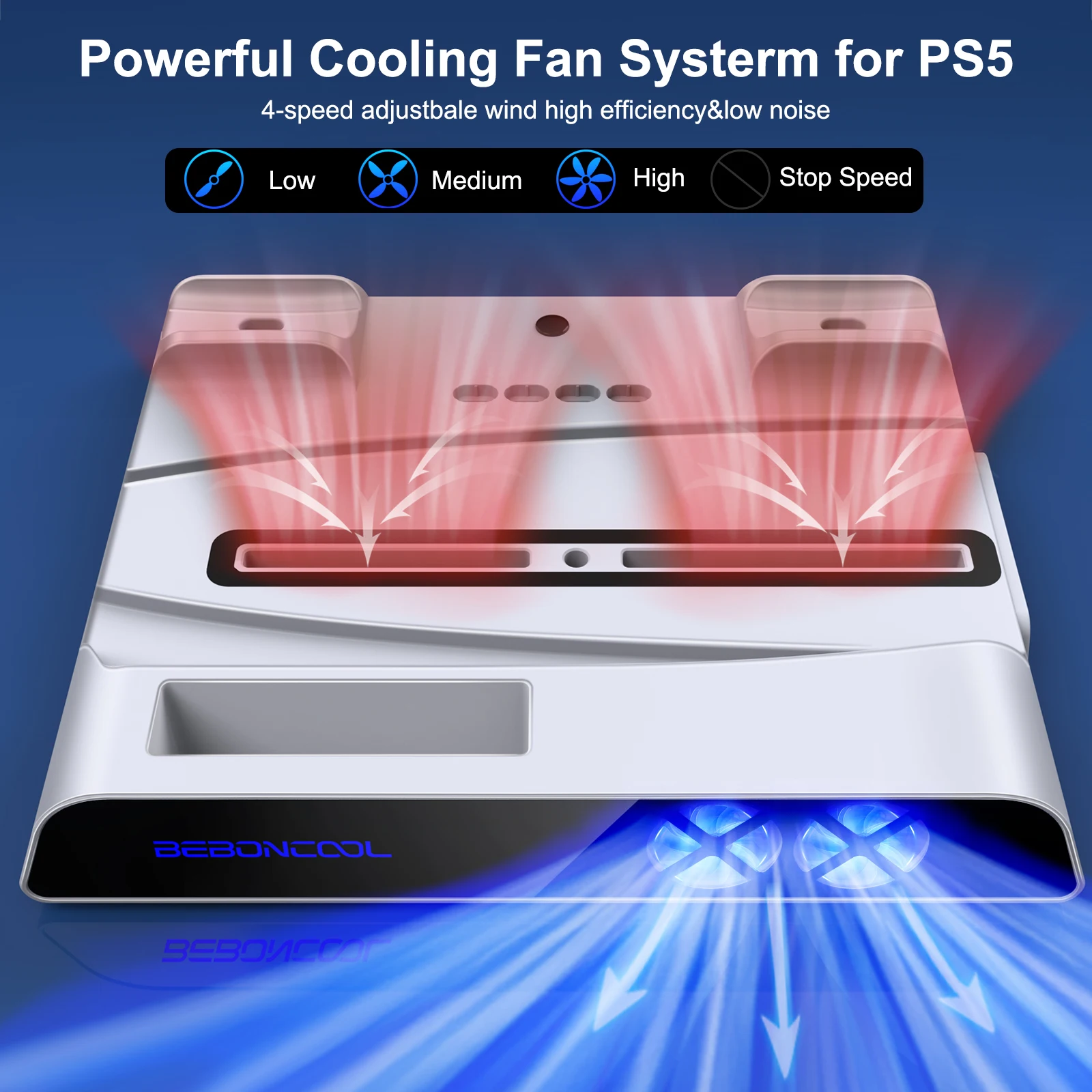 cooler fans for ps5 cooling fan playstation 5ps5 vertical cooling stand for ps5 controller charger discdigital edition console free global shipping