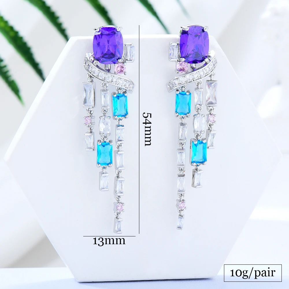 GODKI новые модные серьги-капли для женщин свадебная вечеринка индийские свадебные