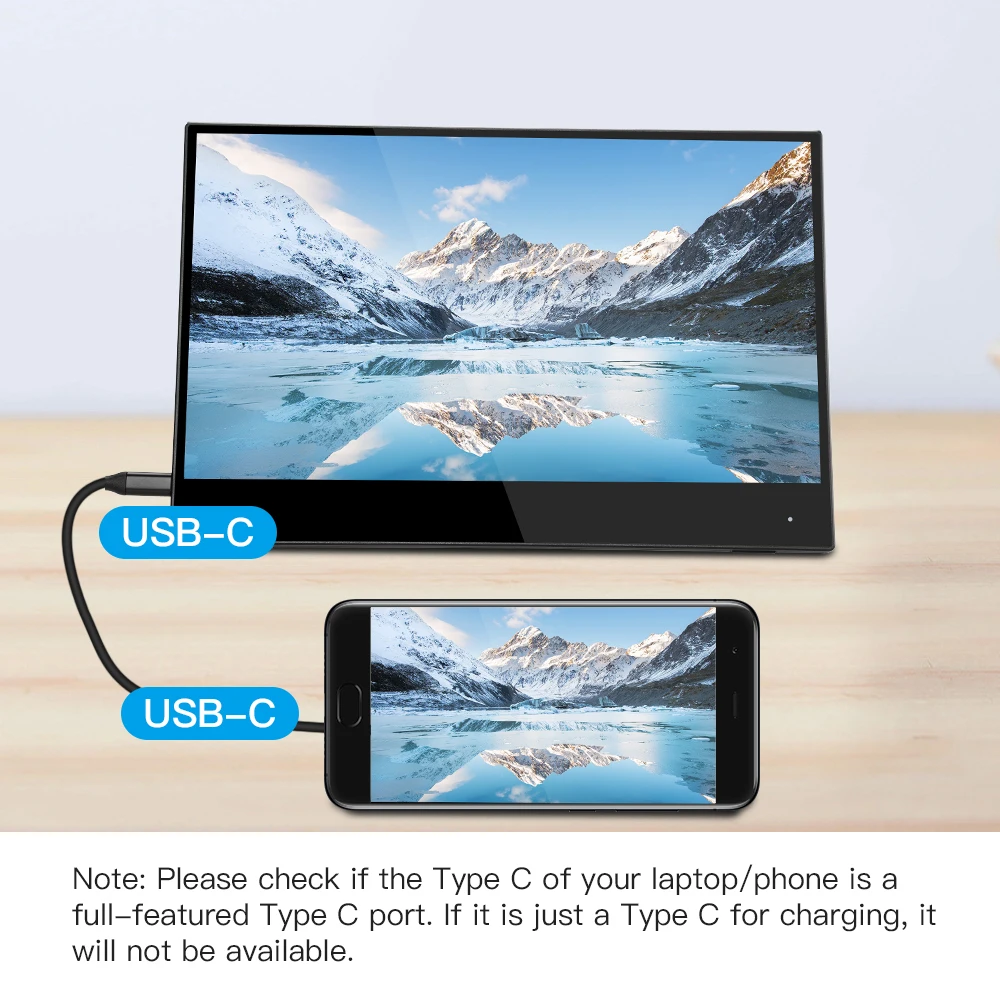 Eyoyo EM13U 13 3 &quotUHD 4k Портативный игровой сенсорный ЖК экран USB C HDMI 3840x2160 второй