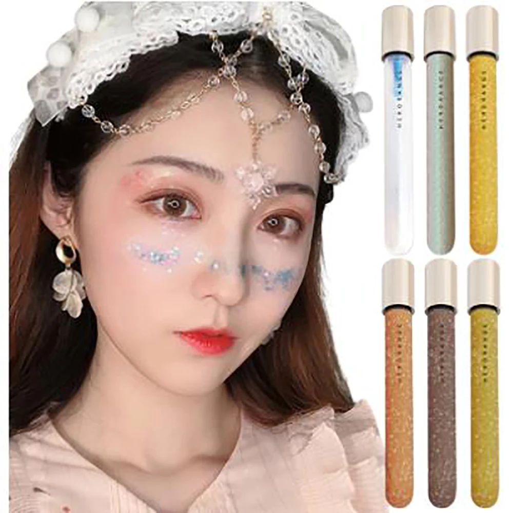 

2021 New Milky Way Liquid Eyeshadow Lying Silkworm Glitter Pearlescent High Gloss Sequin Diamond Eyeshadow Long Lasting Makeup