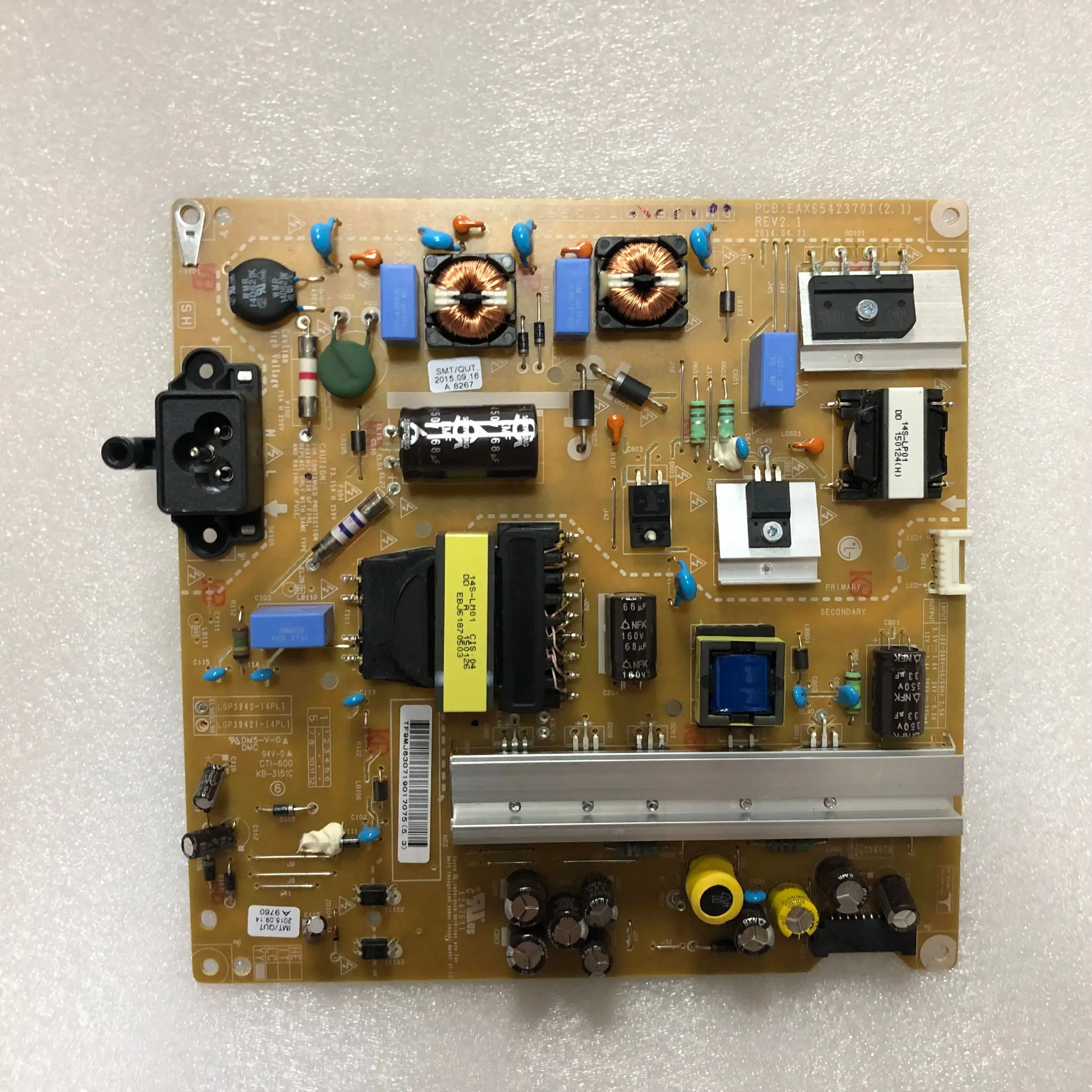 Новая и Оригинальная работа для 42 дюймового телевизора 42LB5610 CD POWER BAORD EAX65423701