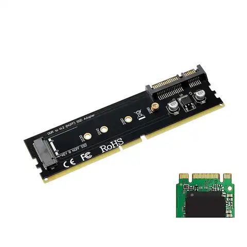 Разъем для карты памяти DDR на M.2 NGFF SSD B-Key, плата адаптера, конвертер, совместим с DDR2, DDR3, DDR4