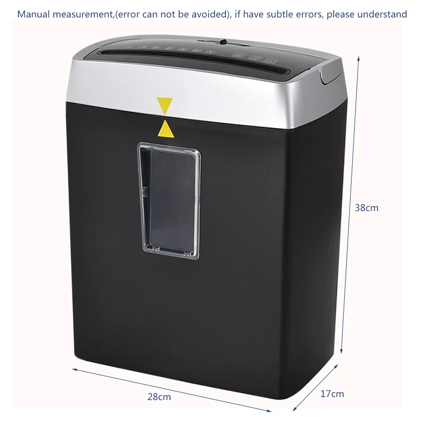 Измельчитель бумаги S6015 офисный Электрический бесшумный мини измельчитель для