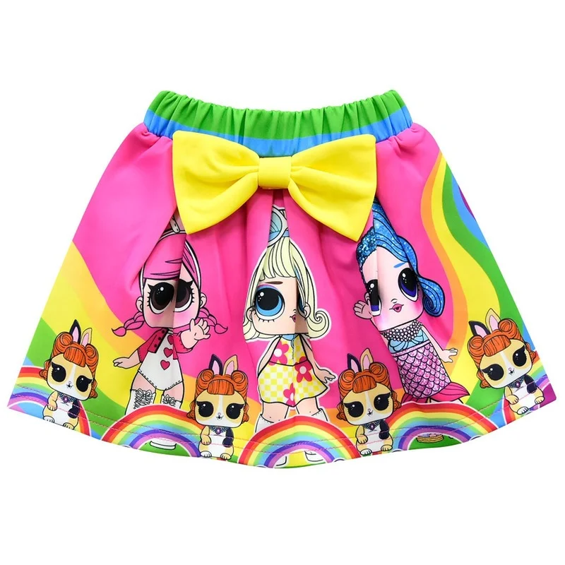 

Lol Surprise Doll модная мультяшная новая короткая юбка для девочки мультяшная юбка для девочки плиссированная юбка детская одежда для девочек
