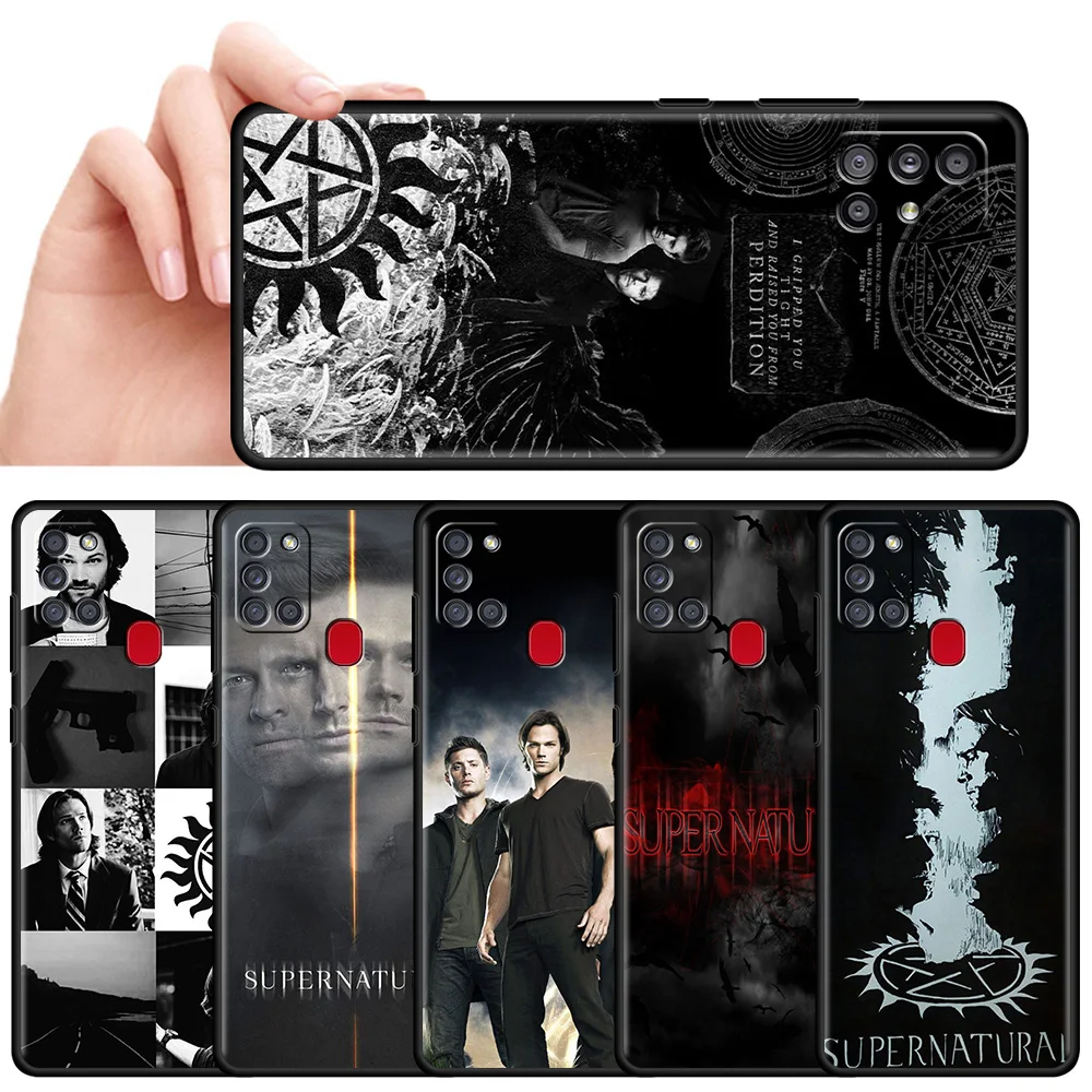 

Silicone Case For Samsung Galaxy A51 A21s A71 A12 A31 A52 A41 A32 M51 A02s A11 A72 M31 M30s TPU Phone Cover Supernatural TV Show