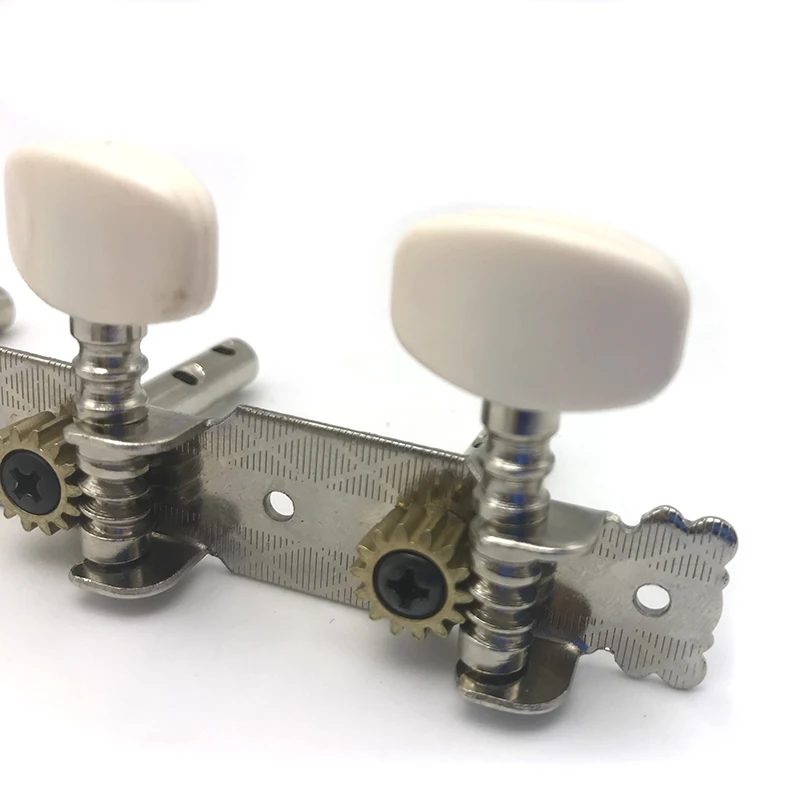 A Set 3R3L Locking String Tuners Tuning Pegs Keys Machine Heads for Folk Acoustic Guitar Chrome Music Instrument | Спорт и