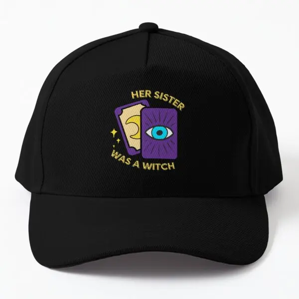 

Her Sister Was A Witch Tarot Baseball Cap Hat Black Fish Sun Casquette Solid Color Spring Mens Hip Hop Sport Casual Outdoor