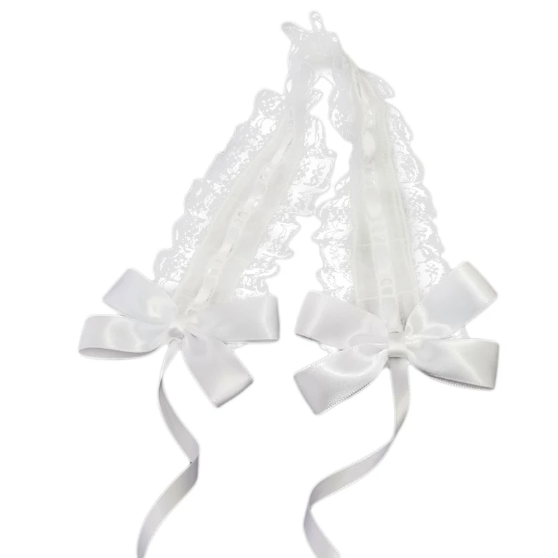 Женская сетчатая обруч с бантом милая ленточная повязка на голову девушка аниме