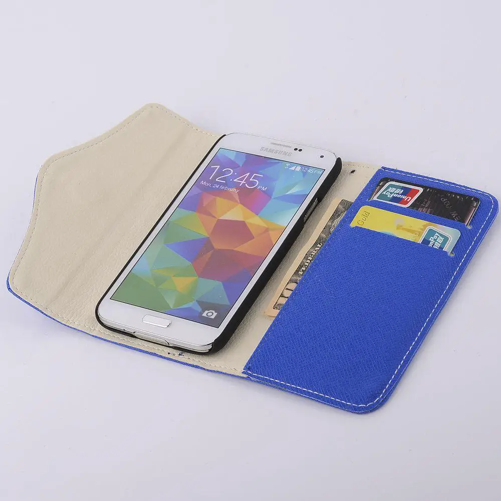 Многоцелевой флип-чехол из искусственной кожи/Чехол-кошелек для Samsung Galaxy S5 SV