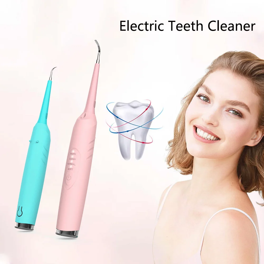 

Portable Electric Ultrasonic Dental Scaler Tooth Calculus Tool Sonic Remover Stains Tartar Plaque Whitening Oral Cleaner Machine
