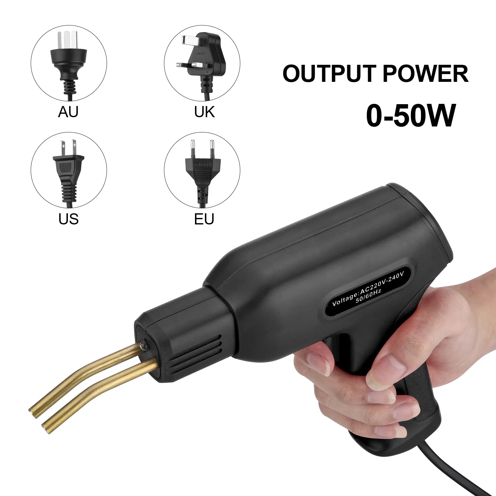 

50W Handy Plastics Welders Garage Tools Hot Staplers Machine PVC Repairing Machine Car Bumper Repairing Welding Tool Fast Ship