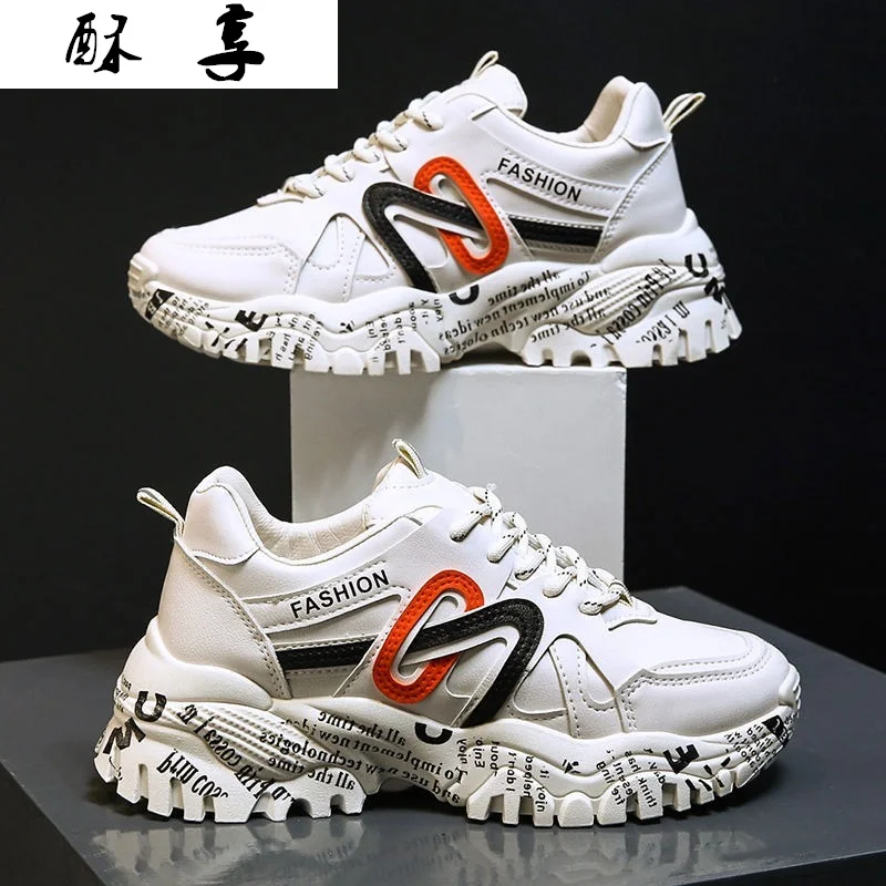 

Женские кроссовки, модная женская обувь, весенняя обувь на платформе со шнуровкой, удобная повседневная обувь с открытым носком, 2021