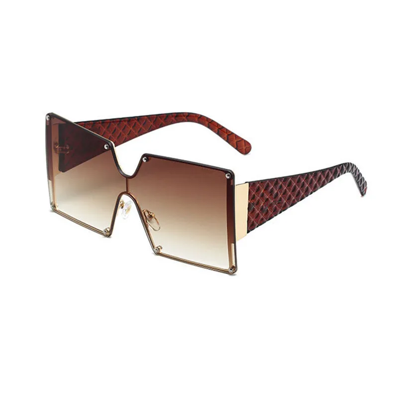 

Fashion 2020 New Ladies Square Sunglasses Women Goggle Shades Vintage Brand Designer Oversized Sun Glasses For Female Men
