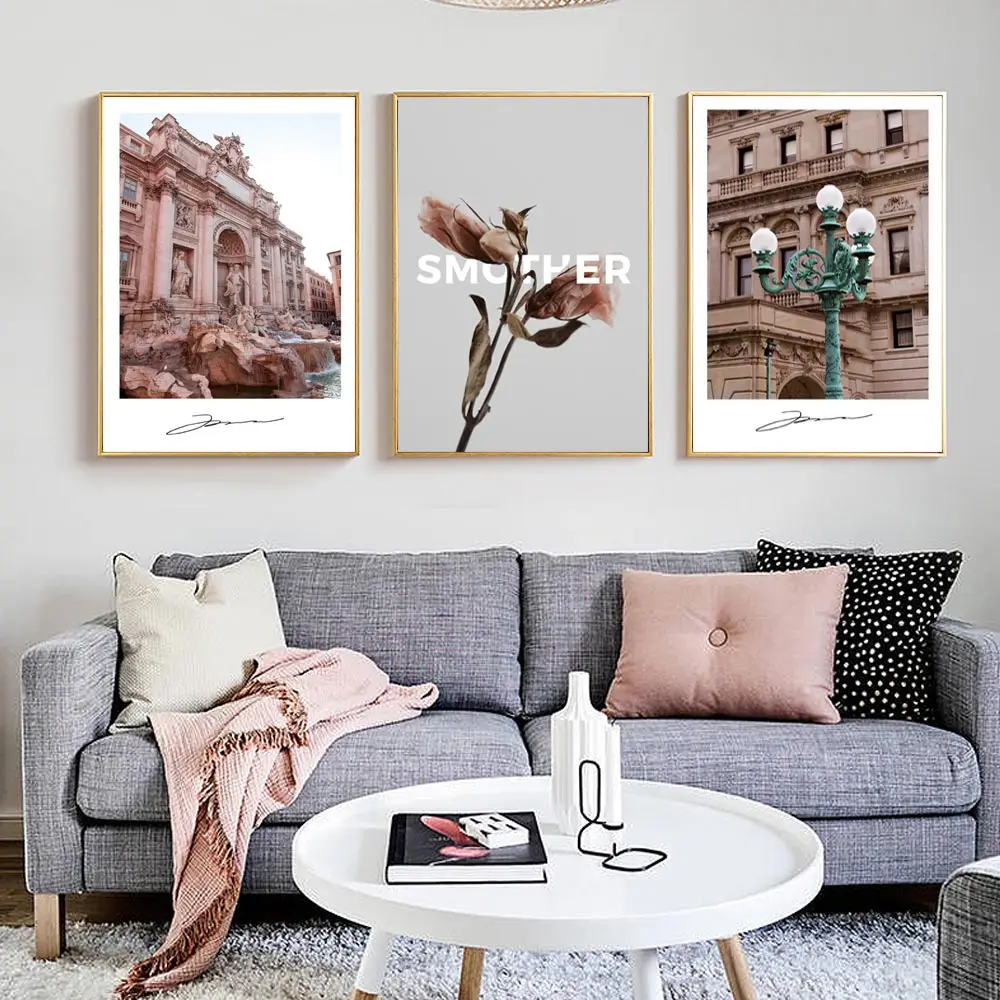 Пейзаж настенные картины для гостиной городской пейзаж Постер винтажная