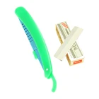 Meisha, 1 шт., Мужская бритва для бритья с 10 лезвиями, складной нож для бритья, соскабливающий нож для бровей, безопасные бритвы для Barbers C0004A