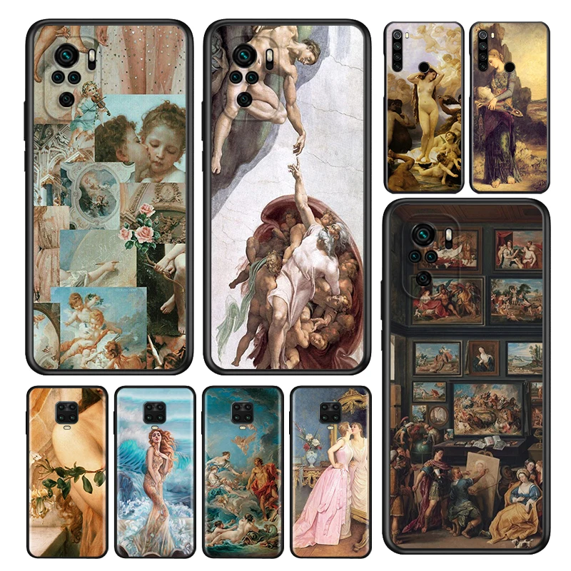 

Silicone Cover Of Venus Oil Art For Xiaomi Redmi Note 10 10S 9 9S Pro Max 9T 8T 8 7 6 5 Pro 5A 4X 4 Phone Case