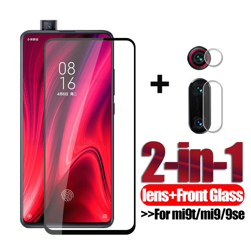 Защитное стекло 2 в 1 для камеры xiaomi mi 9 t xiomi mi9t pro mi9 9se mi9tpro закаленное защитная