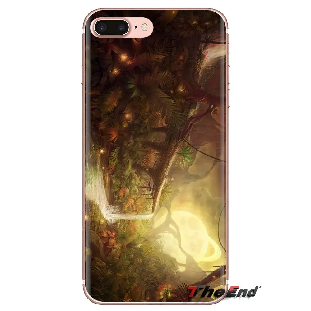 Silicone Phone Cover Bag Fantasy Forest HD Wallpaper For Huawei Honor 5A LYO-L21 Y6 II Compact Y5 2 Y5II Mate 10 Lite Nova 2i 9i |