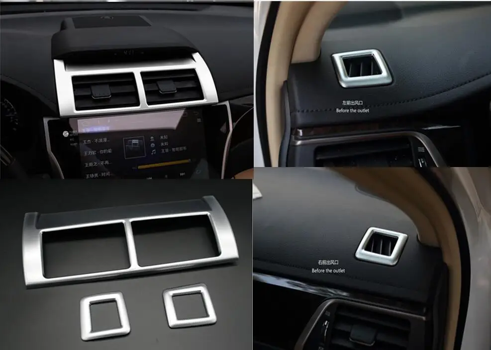 Для Toyota Camry 2012 2013 2014 2015 2016 2017 матовая боковая вентиляционная решетка для