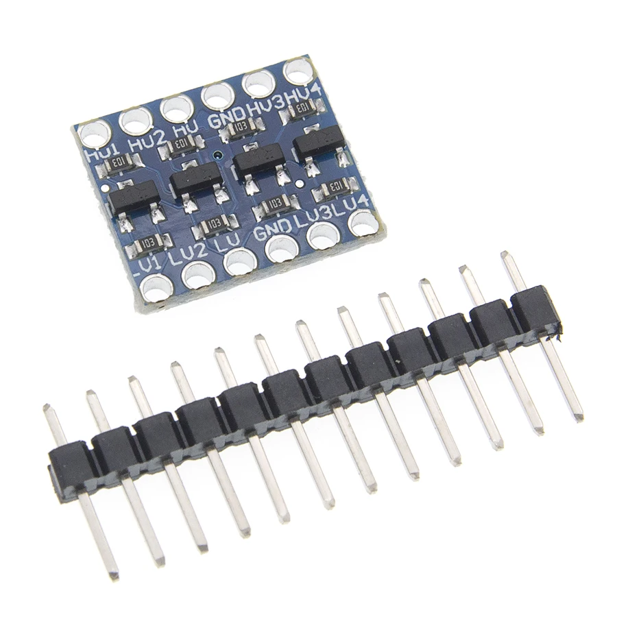 100pcs 4 channel IIC I2C Logic Level Converter Bi-Directional Module 5V to 3.3V | Электронные компоненты и