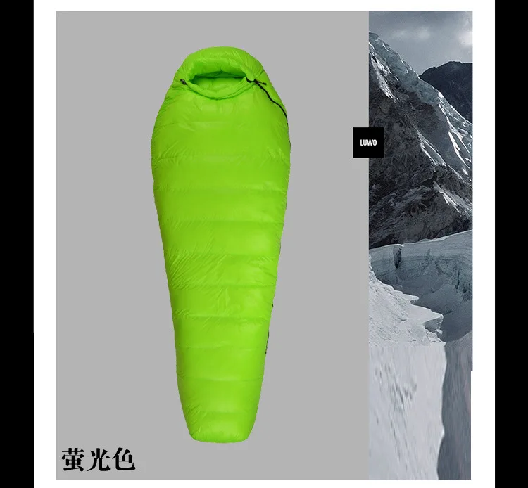

AEGISMAX 2021 Outdoor Camping Ultralight 95% Goose Down Mummy Sleeping Bag Three-Season Down Sleeping Bag Outdoor Lazy bag