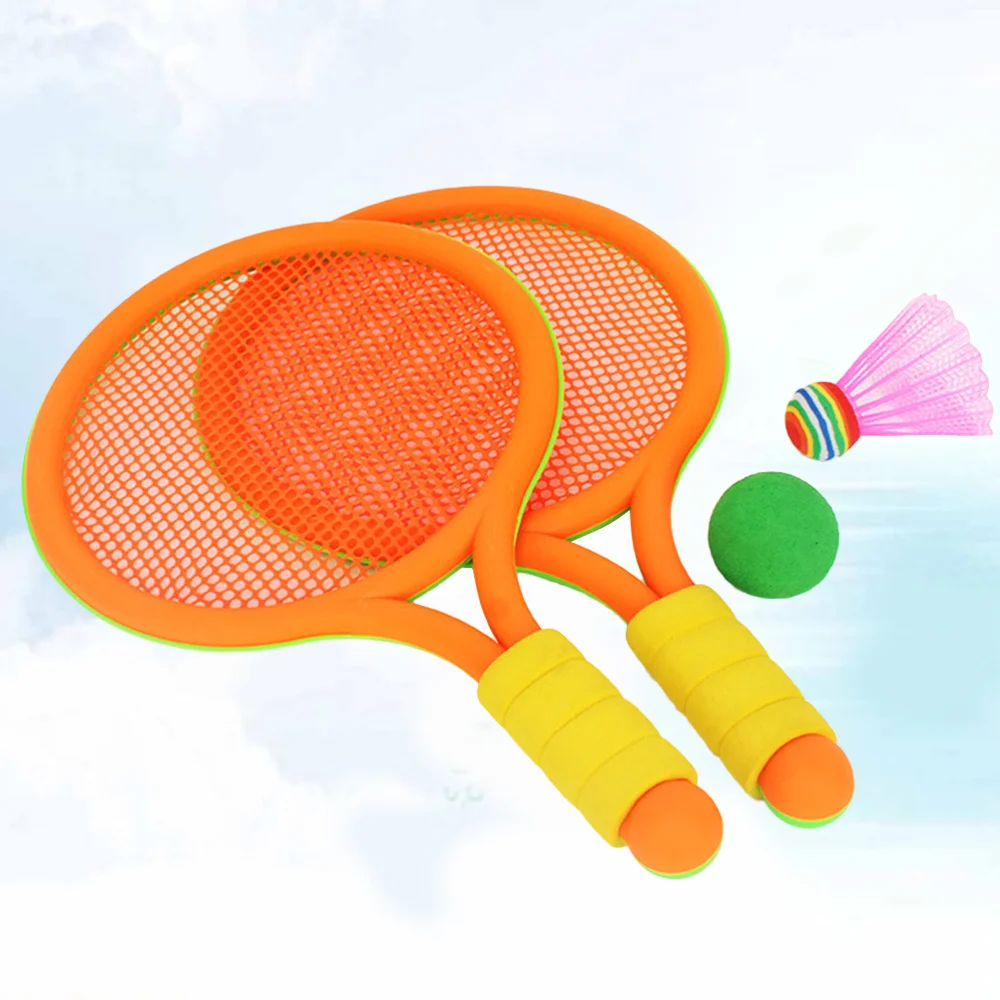 

1 Set Colored Badminton Racket Kids Training Outdoor Sports Leisure Toys Badminton Set for Kids Children Playing