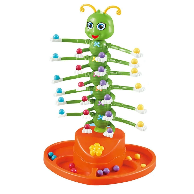 

Electric Swing Bug Fun Caterpillar Board Game Electric Wiggle Dance Caterpillars Toy Fun Game Balance for Children Kids