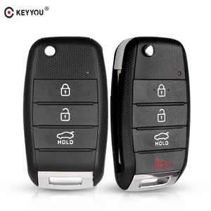 Раскладной чехол KEYYOU с 4 кнопками для KIA K3 Sorento Carens K5 K2 Cerato Forte