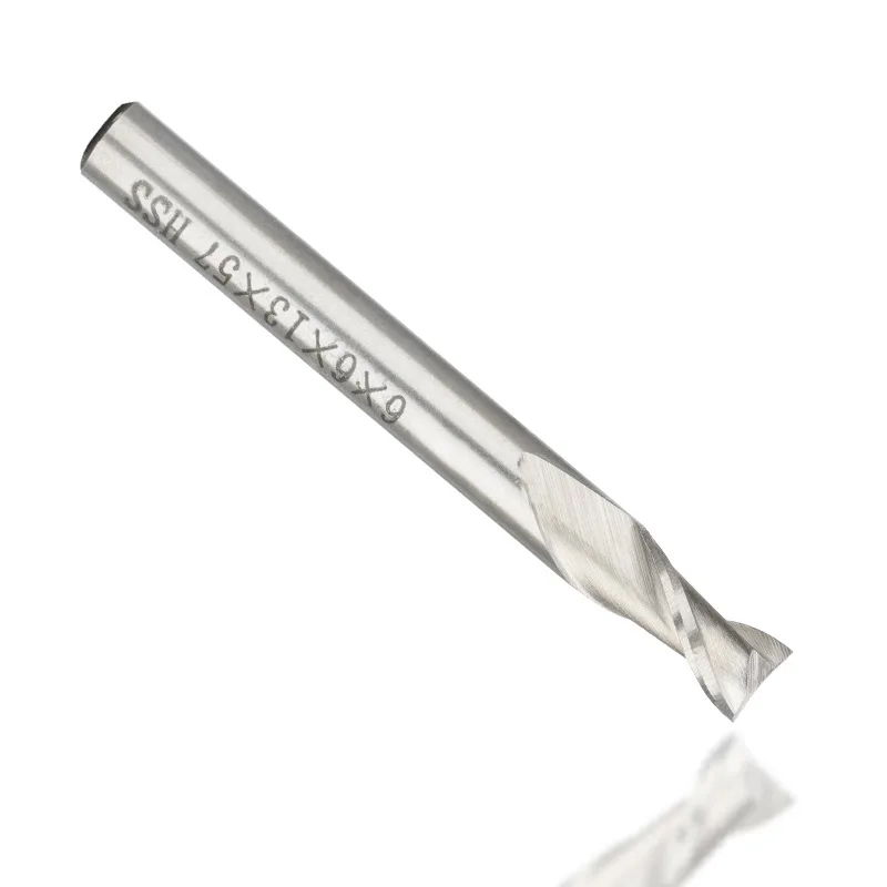 

Hot Selling 1pcs 2 Flutes High Speed Steel End Mill 2-12mm Straight Shank Milling Cutter Spiral End Mill CNC Milling Machine