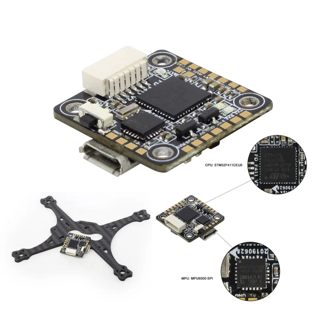 HGLRC 16x16 FD411 2-4s Контроллер полета для FD413 стек для FPV гоночный Дрон