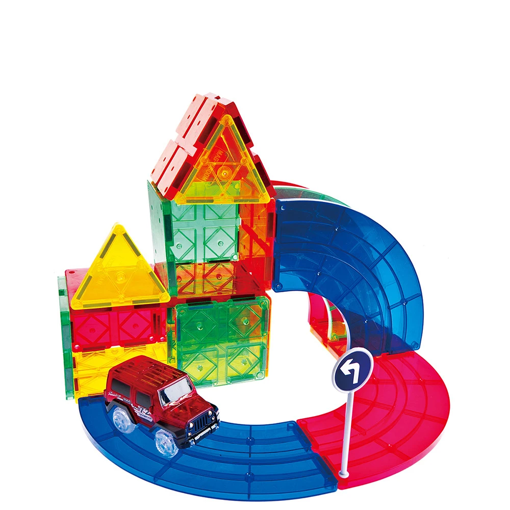 Новинка магнитная плитка Прозрачный большой размер Магнитный конструктор